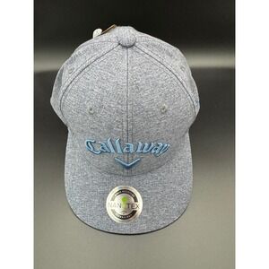 Callaway Golf Hat Blue Heather Nanotex Stain Resistant Adjustable Odyssey Cap